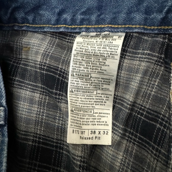 Carhartt Rugged Flex Relaxed Fit Light Wash Denim Blue Jeans Size 38X32 Mens - Picture 3 of 9